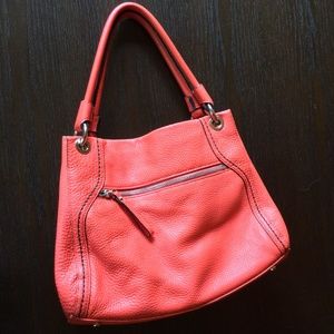 Danier Leather Purse (orange)